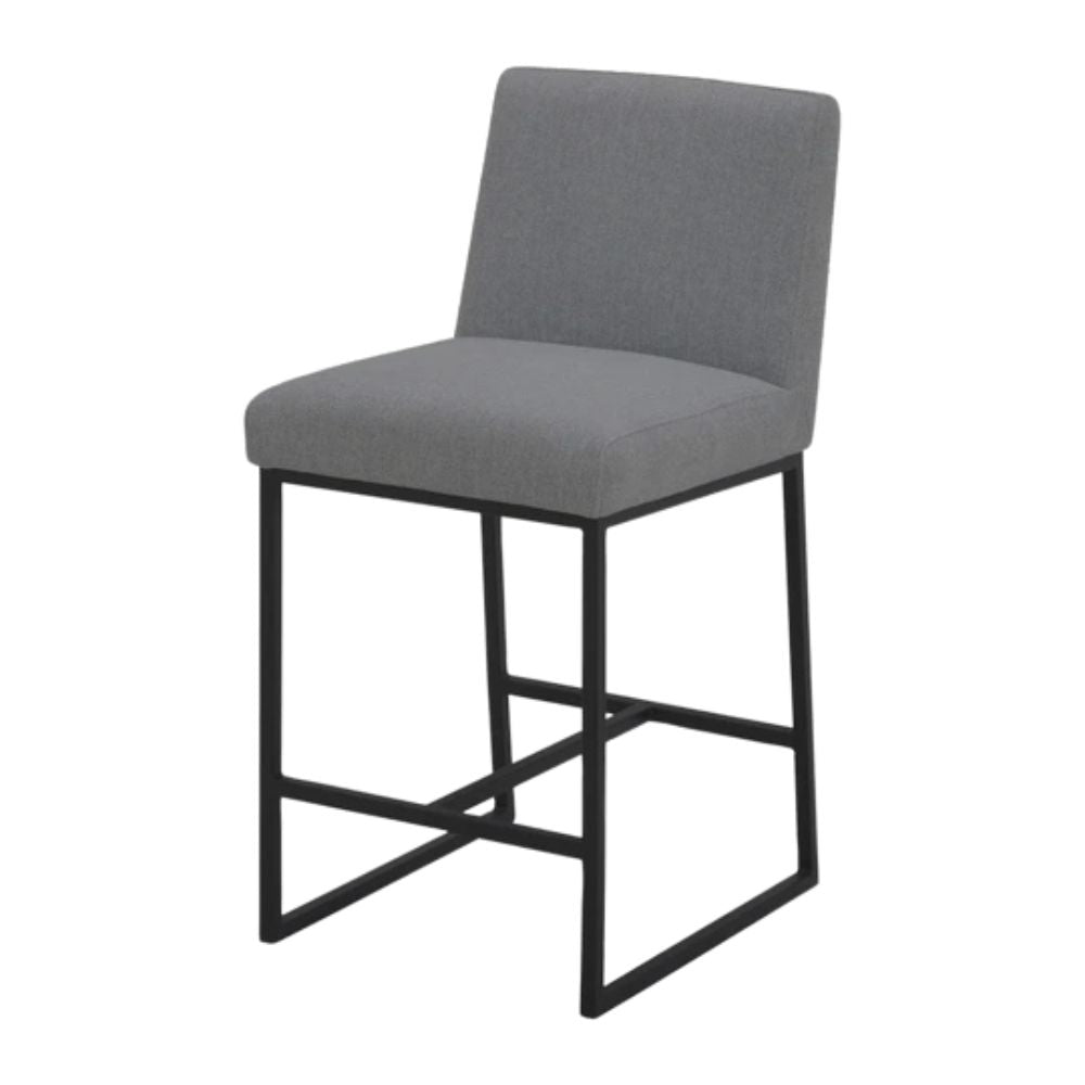 Aiden & Ivy - Lot de 2 tabourets de bar en tissu