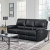 Northridge Home - Sofa en cuir pleine fleur à inclinaison électrique