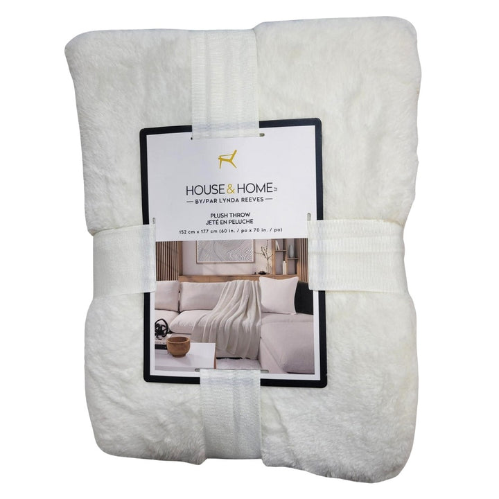 House & Home Plush Throw