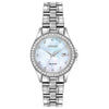 Citizen White Dial Crystal Watch