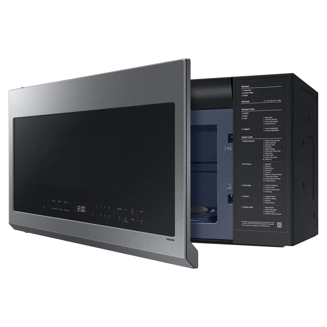 Samsung - 2.1 cu ft Over-the-Range Microwave in Stainless Steel