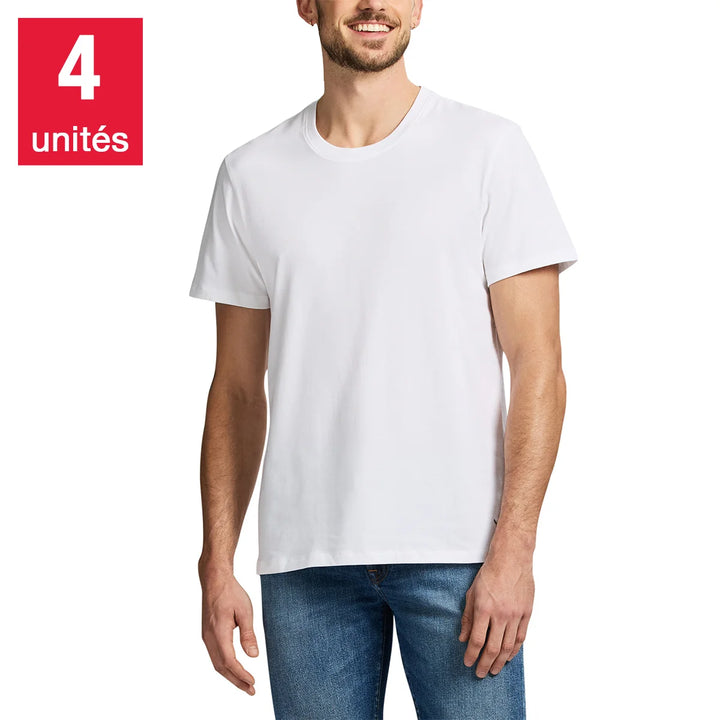 Eddie Bauer - Cotton Crew Neck T-Shirt, Pack of 4