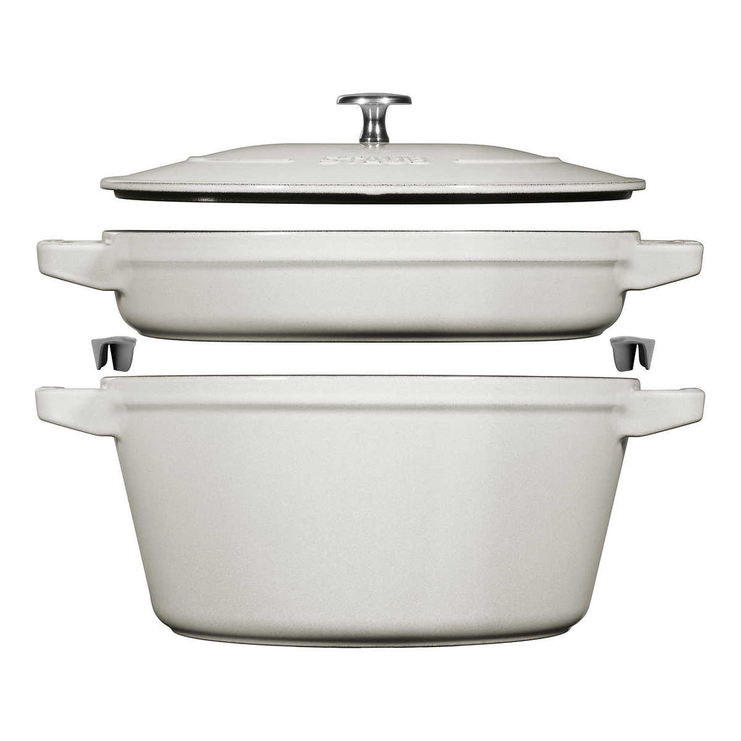 Staub 3-Piece Stackable Cast Iron Set