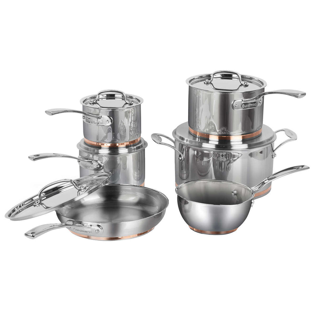 Cuisinart 11-Piece Stainless Steel Cookware Set