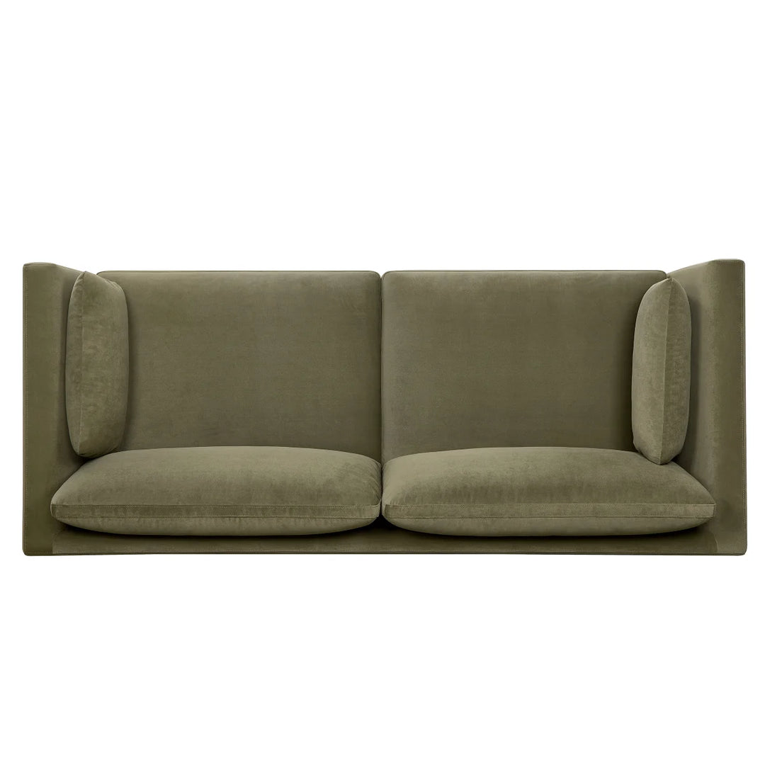 Thomasville - Fabric sofa with storage seats