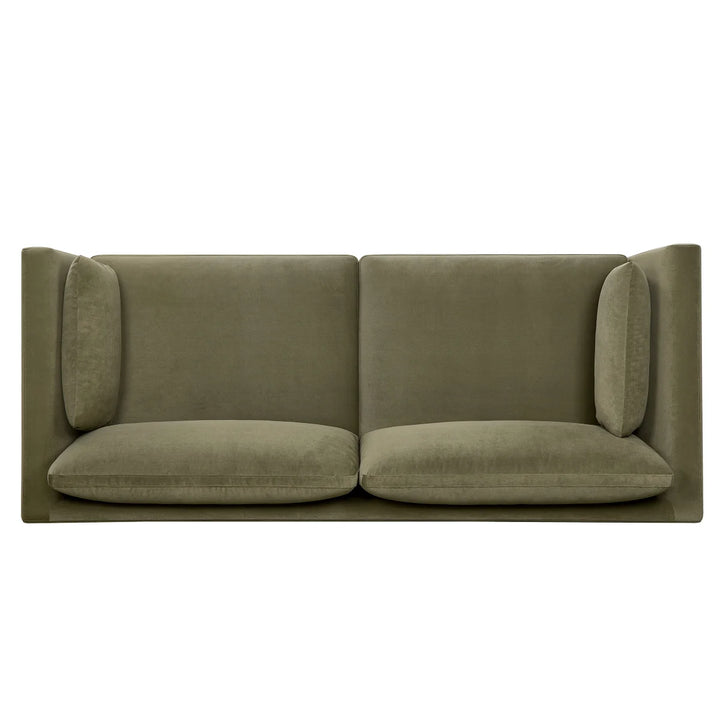 Thomasville - Fabric sofa with storage seats