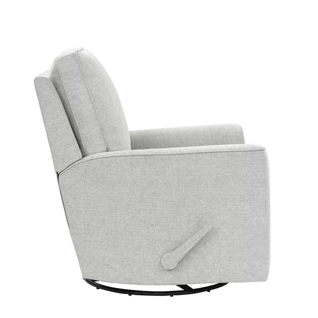 True Unnivations Paxley Fabric Swivel Recliner - Grey