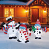 3-Piece Snowman Family Set with 435 LED Lights
