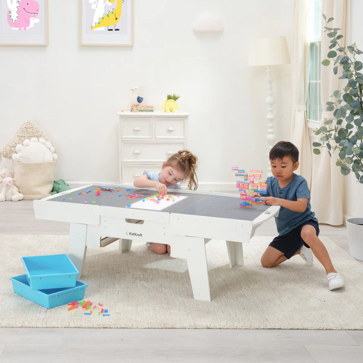 KidKraft Light-Up Table with 210 Bricks