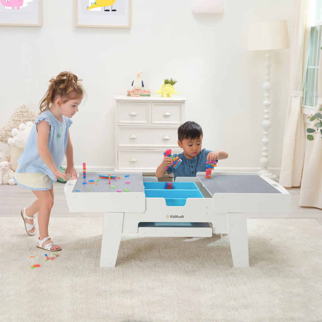 KidKraft Light-Up Table with 210 Bricks
