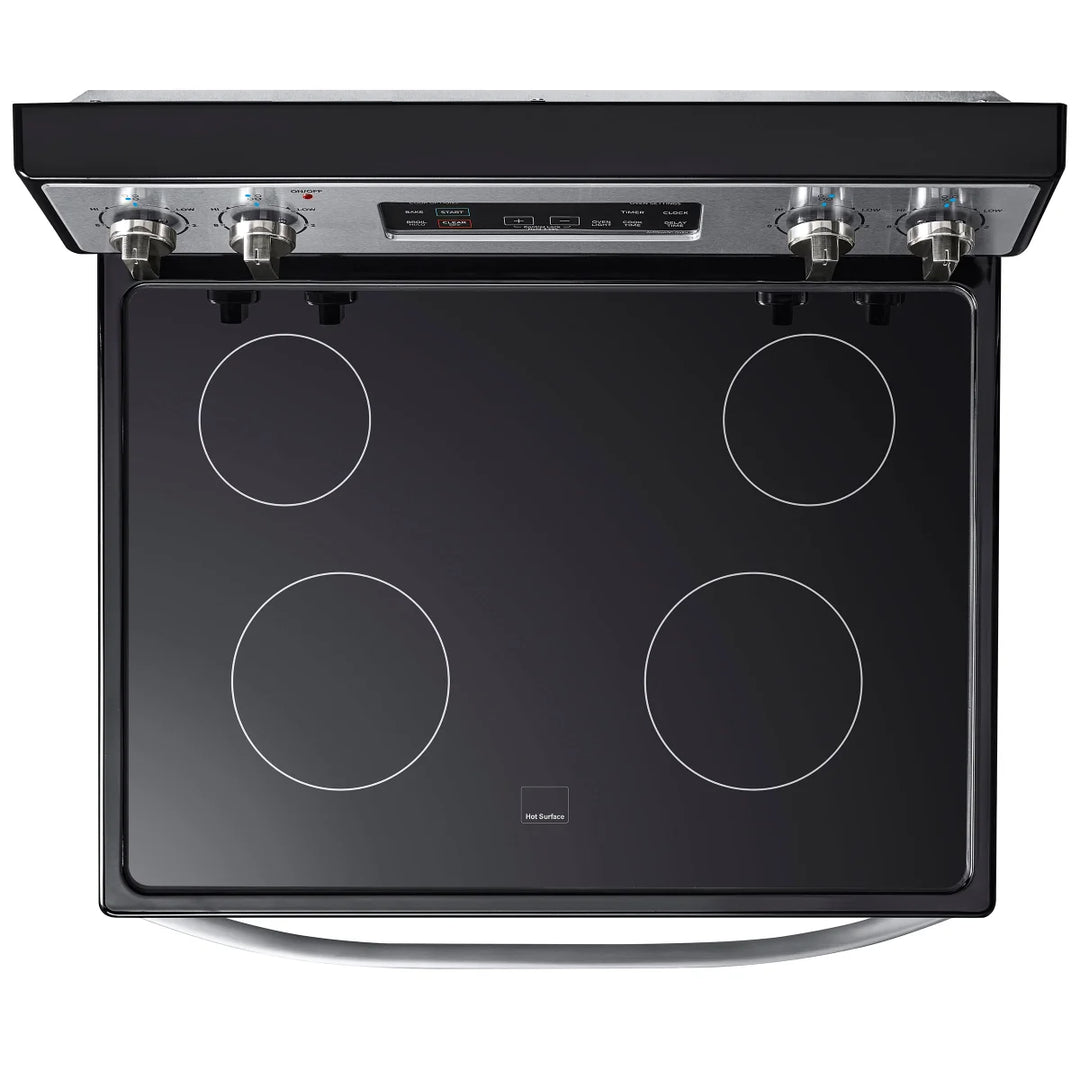Midea - Freestanding range with smooth cooktop, 30 in and 5.1 cu ft