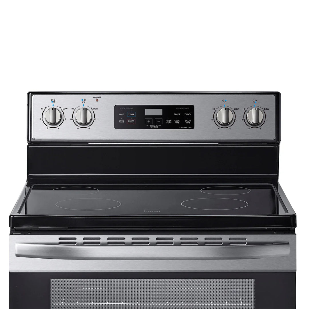 Midea - Freestanding range with smooth cooktop, 30 in and 5.1 cu ft