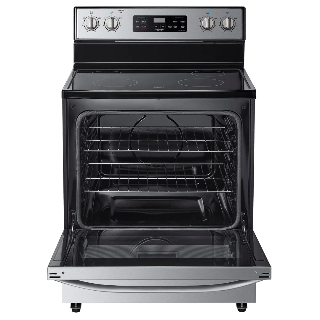 Midea - Freestanding range with smooth cooktop, 30 in and 5.1 cu ft