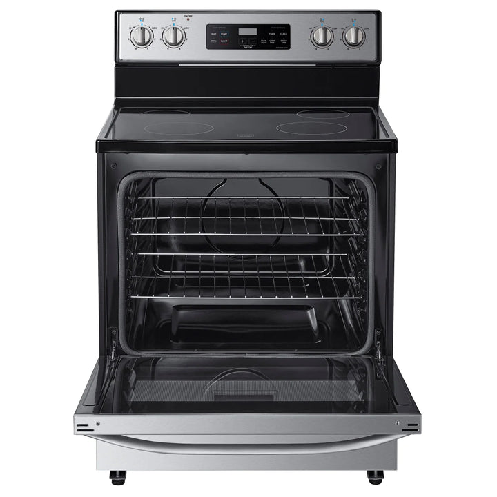 Midea - Freestanding range with smooth cooktop, 30 in and 5.1 cu ft