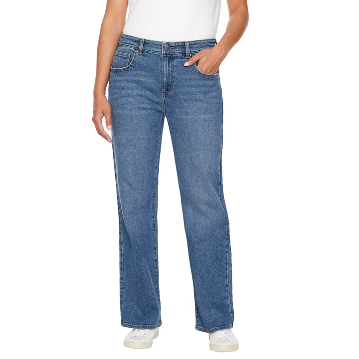 Buffalo - Jeans taille haute à jambe large