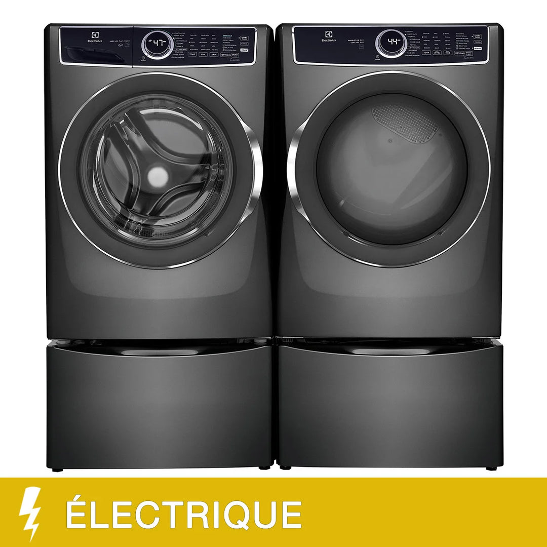 Electrolux - 5.2 cu ft Front Load Washer and 8.0 cu ft Electric Dryer