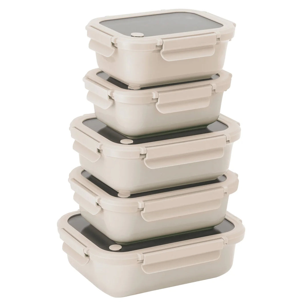 Safdie - Ensemble de rangement pour aliments en céramique, 10 pièces
