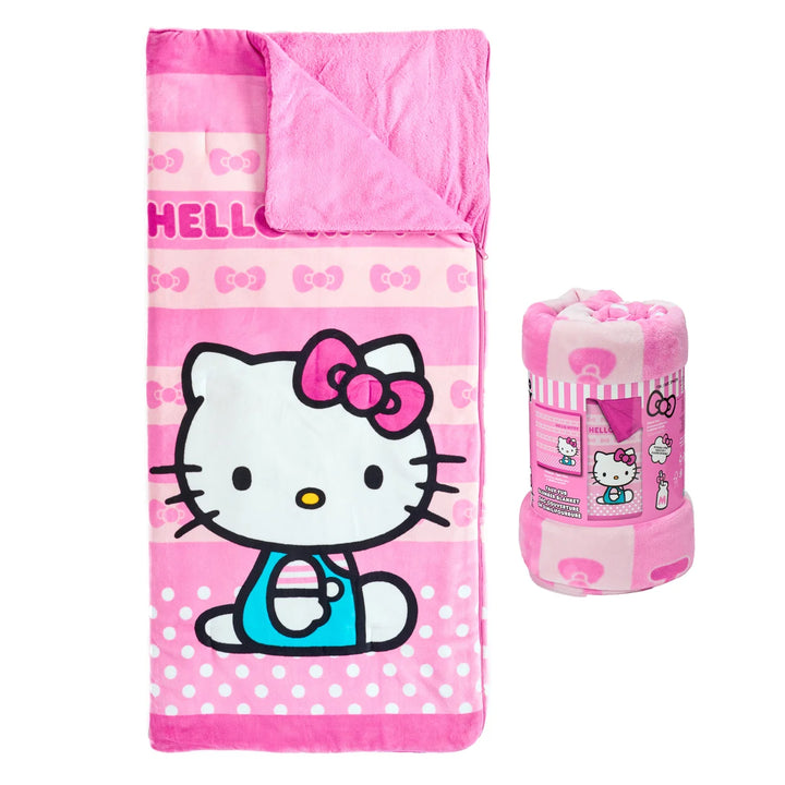 Children's faux fur sleeping bag