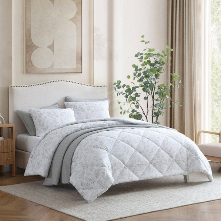 Jennifer Adams - Reversible Comforter Set, 6 Pieces