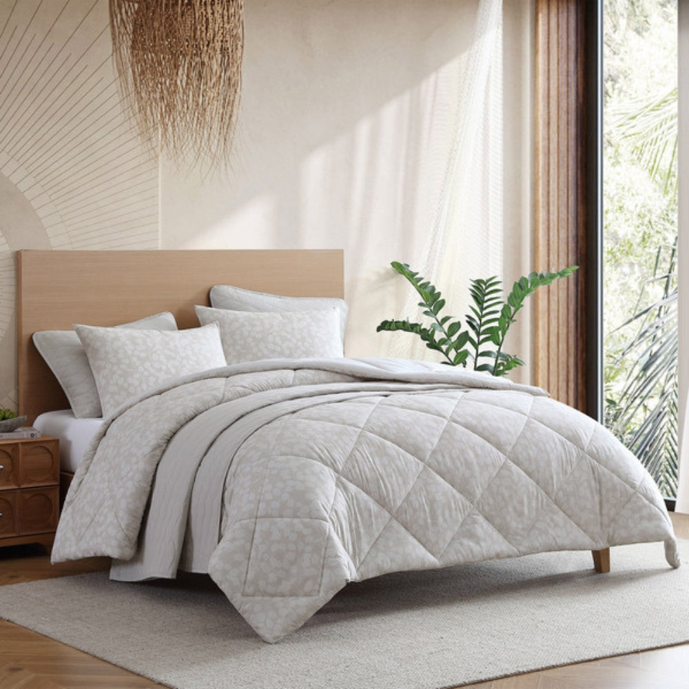 Jennifer Adams - Reversible Comforter Set, 6 Pieces