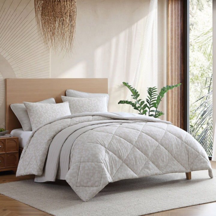 Jennifer Adams - Reversible Comforter Set, 6 Pieces