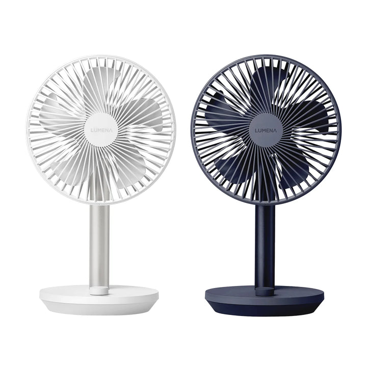 Lumena - Wireless desk fan, pack of 2, 17.78 cm (7 in)