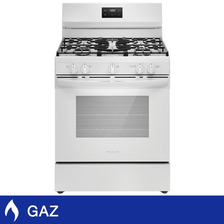 Frigidaire - 30 in 5-Burner Gas Range, 5.1 cu ft