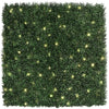 Golden Select - Panneau de haie artificielle avec lumières, paquet de 4