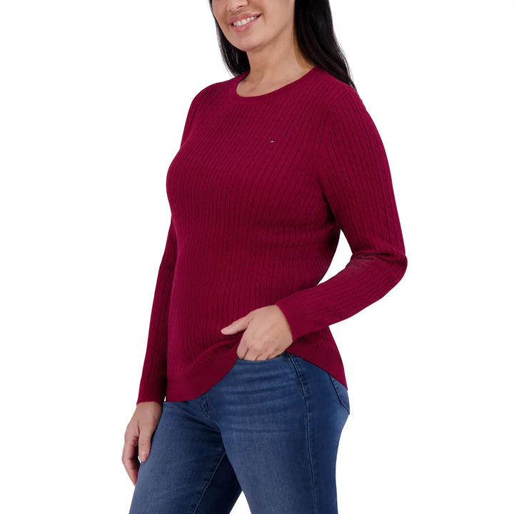 Tommy Hilfiger - Long sleeve cable knit sweater
