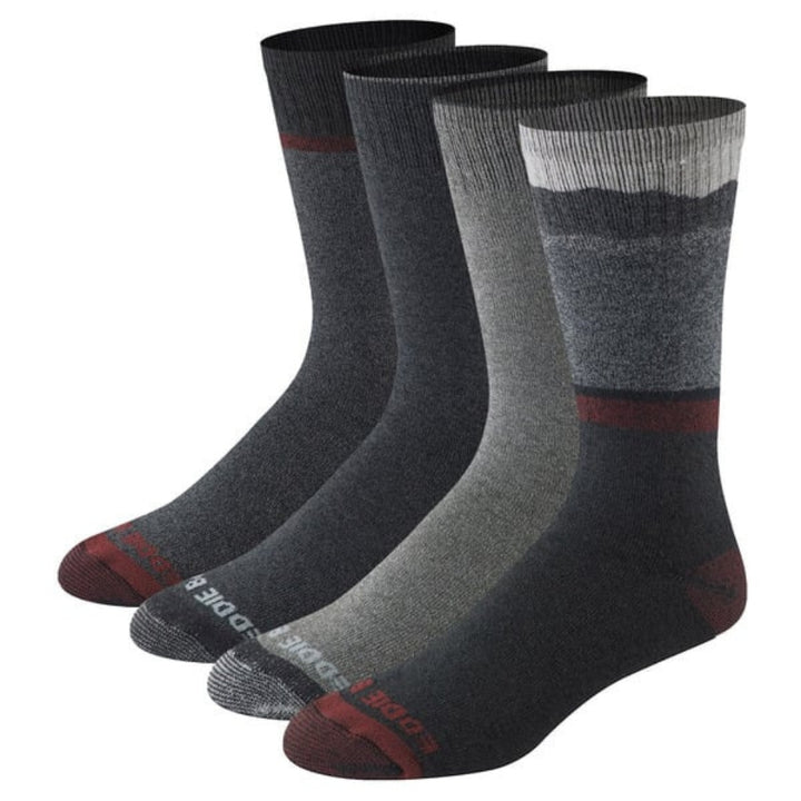 Eddie Bauer - Mid-Calf Socks, 4 Pairs for Men
