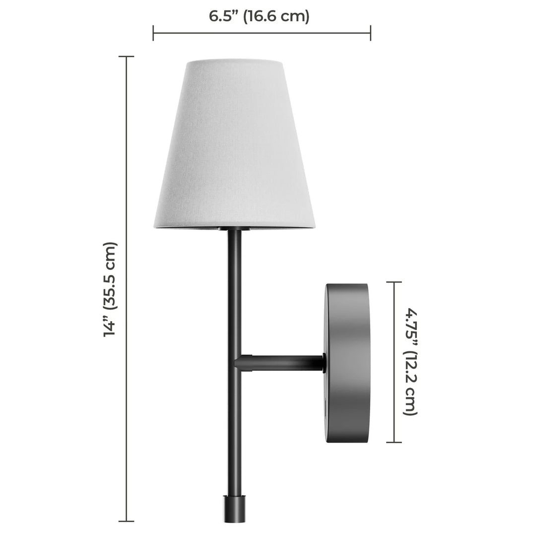Globe Electric - Lot de 2 appliques murales à DEL intégrées