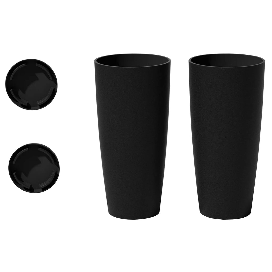 Veradek - 28" Round Planter, Pack of 2