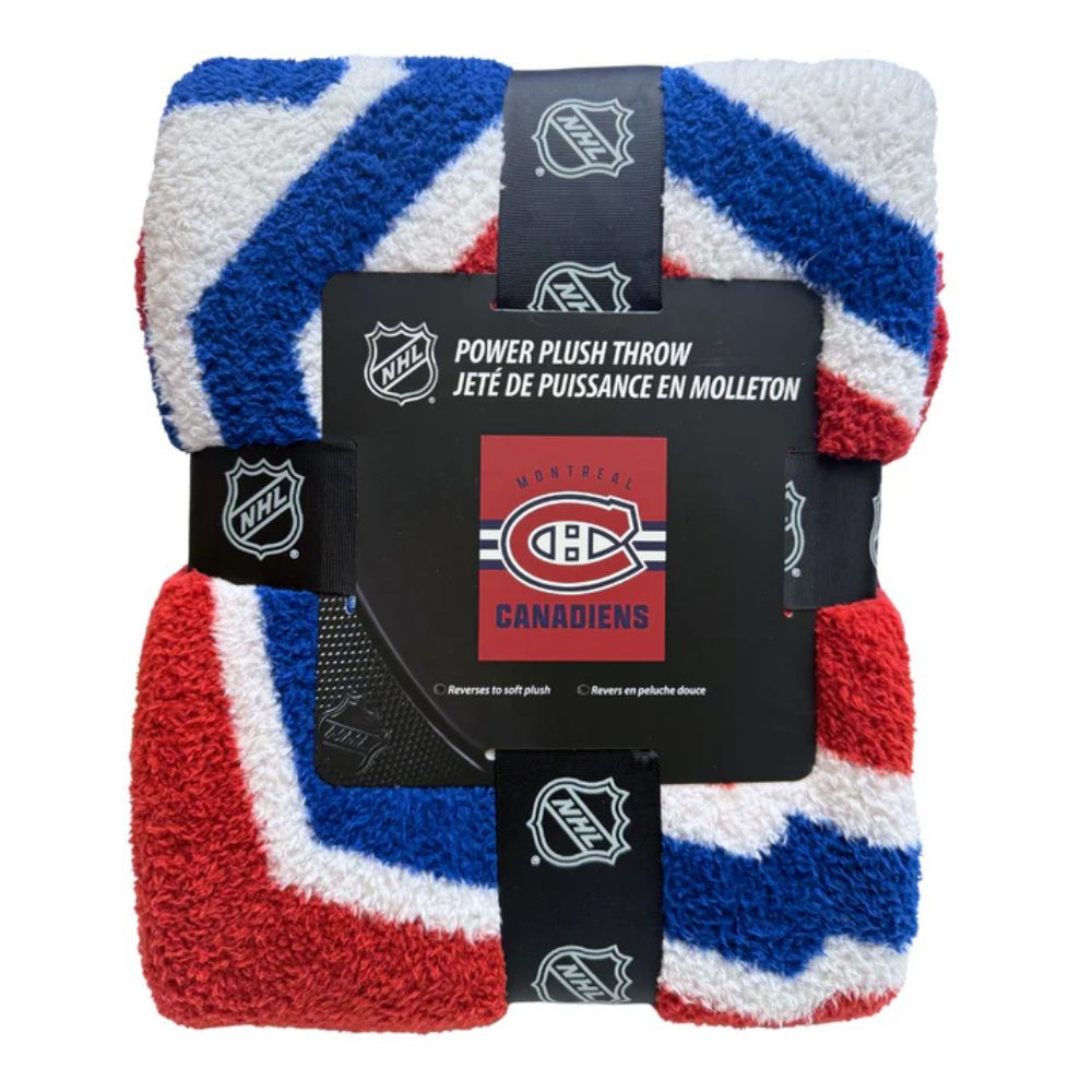 NHL Power Plush Throw - Montreal Canadiens