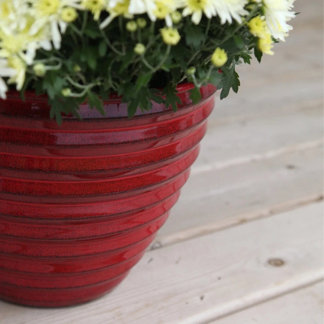 Robert Allen - Avondale Venti Autumn Blaze Planter, 14"
