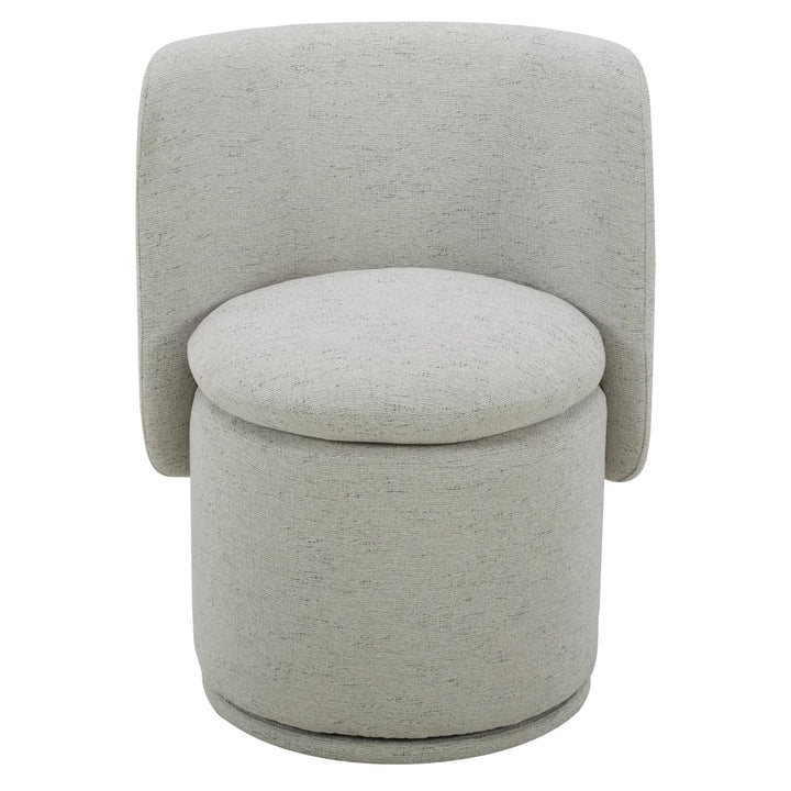 Aiden & Ivy - Fabric swivel dining chair