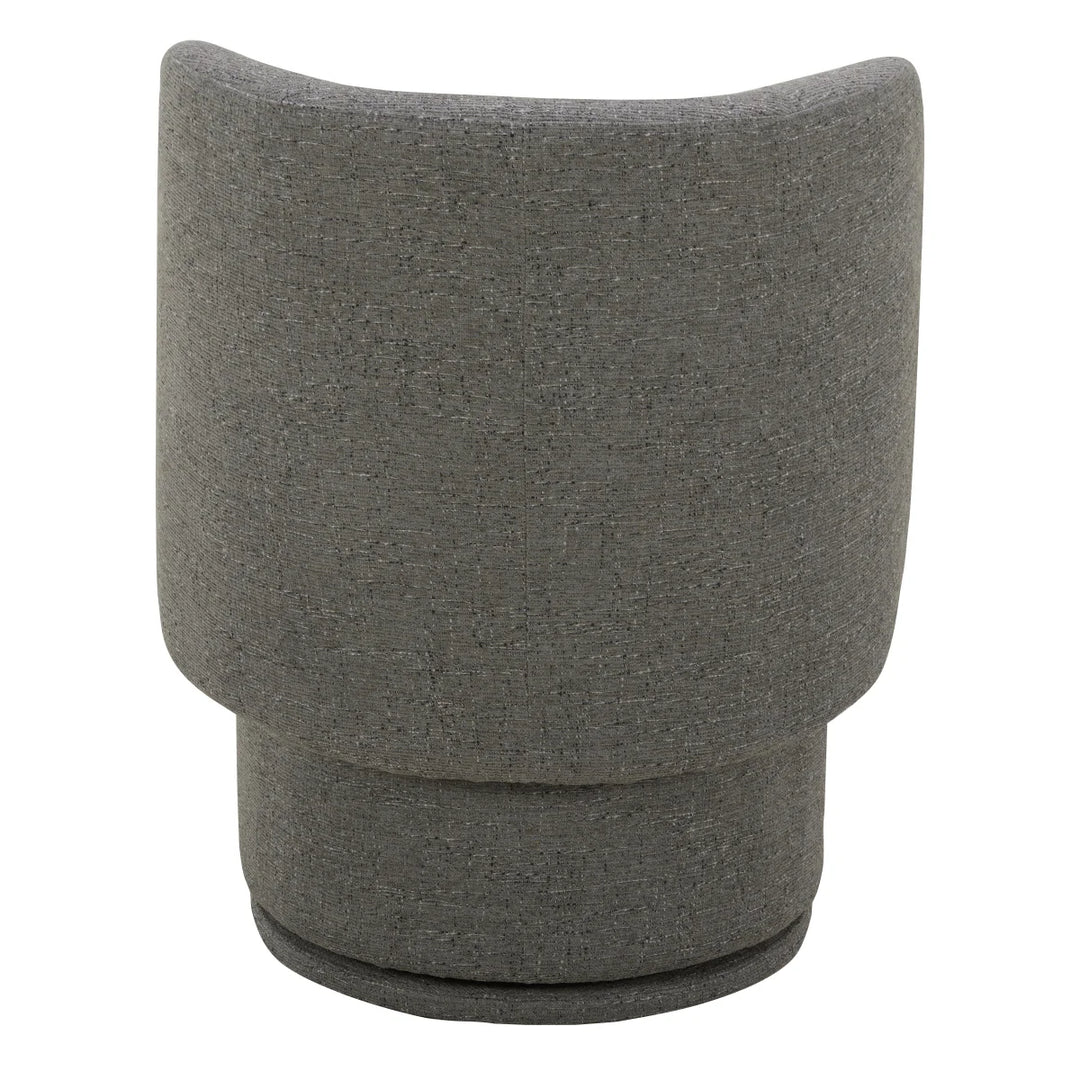 Aiden & Ivy - Fabric swivel dining chair