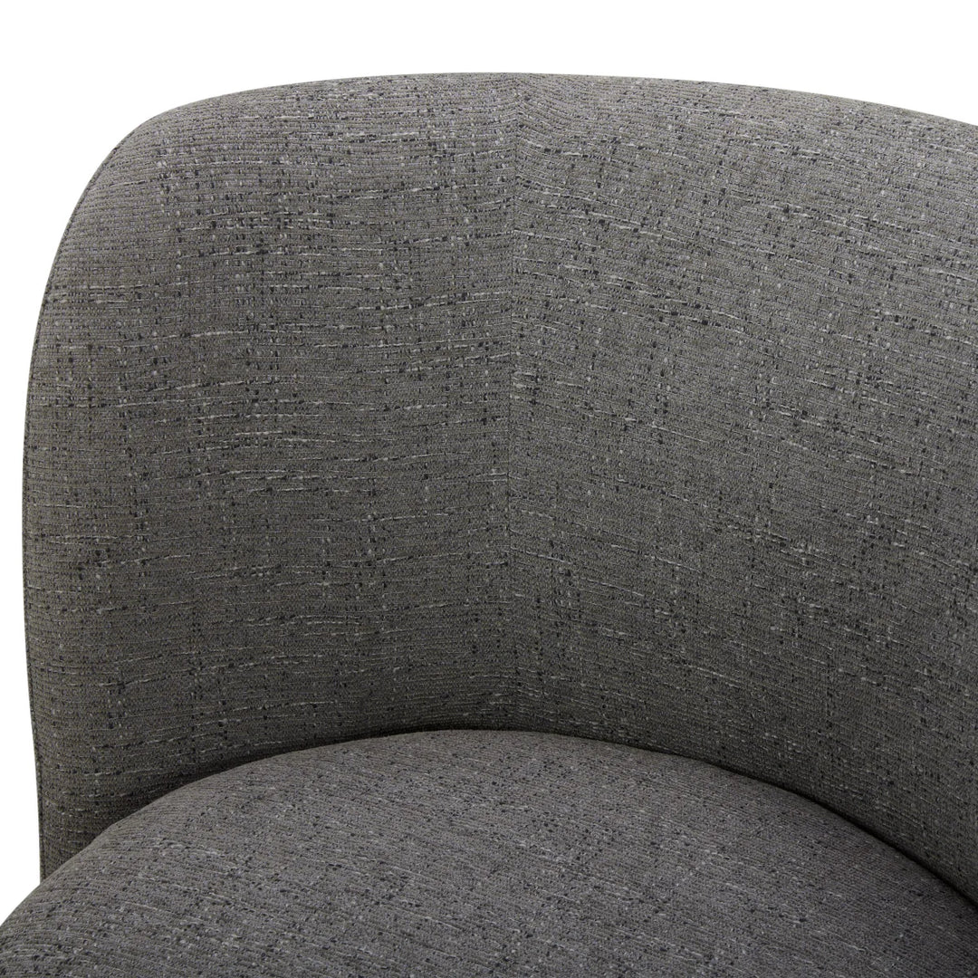 Aiden & Ivy - Fabric swivel dining chair