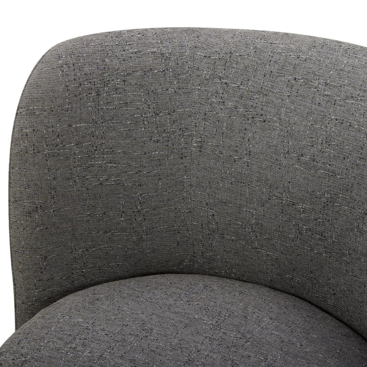Aiden & Ivy - Fabric swivel dining chair
