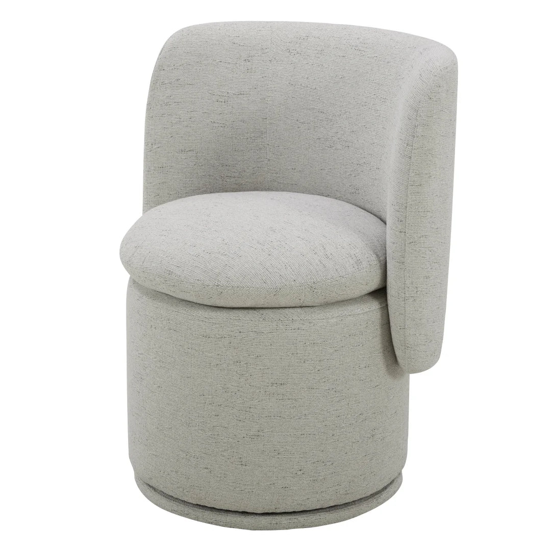 Aiden & Ivy - Fabric swivel dining chair