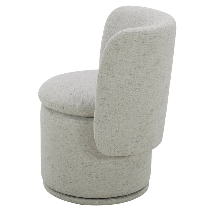 Aiden & Ivy - Fabric swivel dining chair