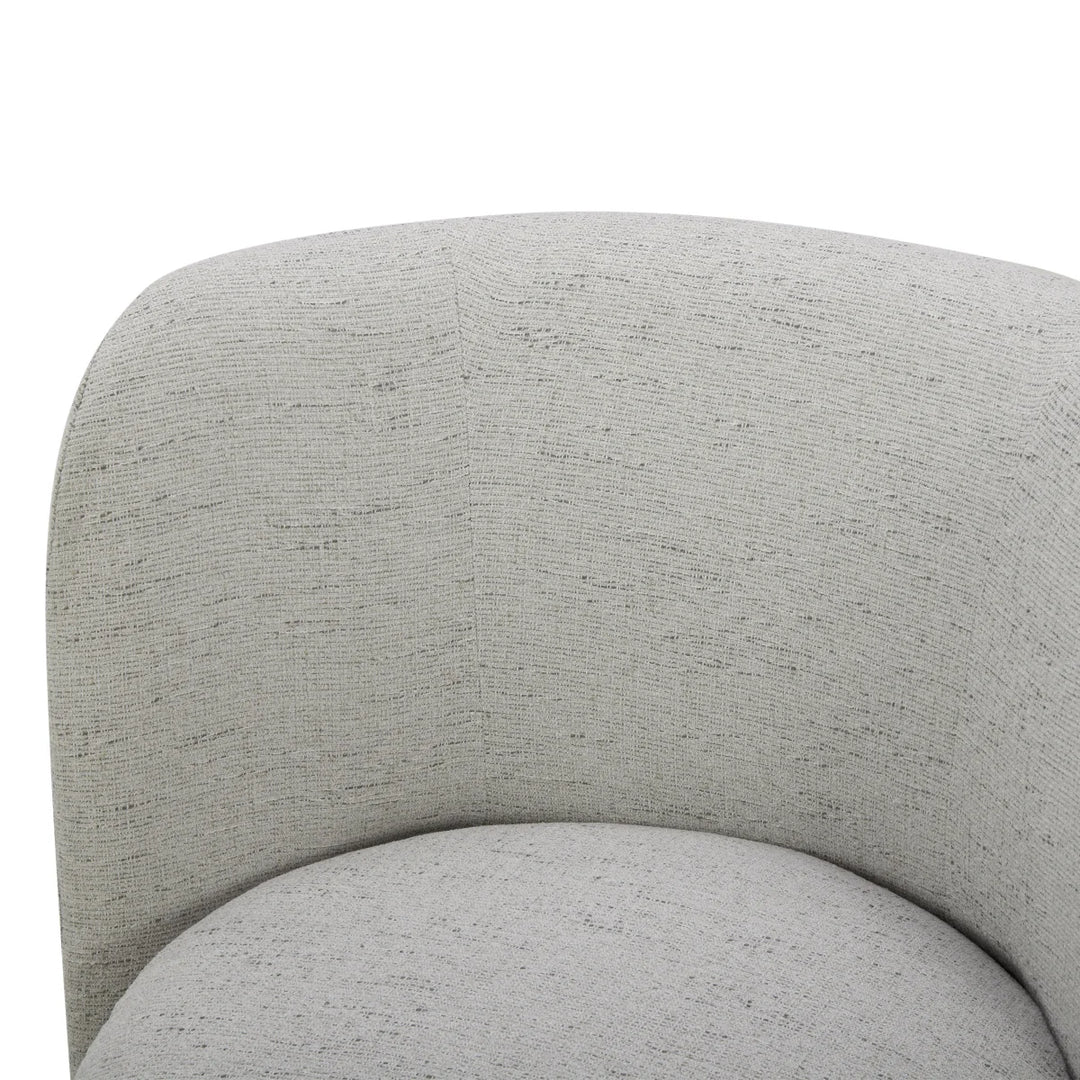 Aiden & Ivy - Fabric swivel dining chair