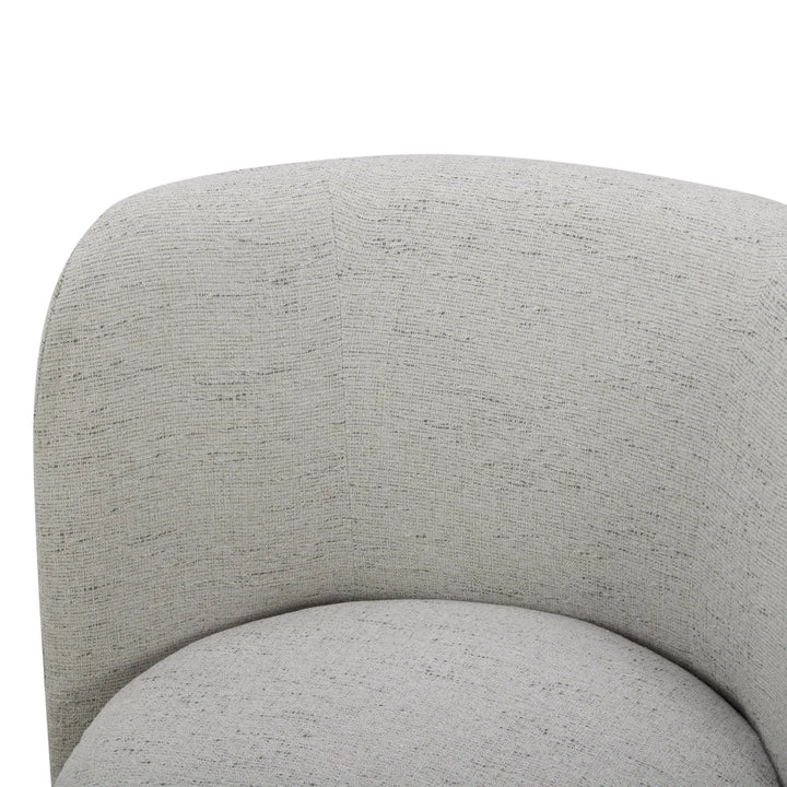 Aiden & Ivy - Fabric swivel dining chair