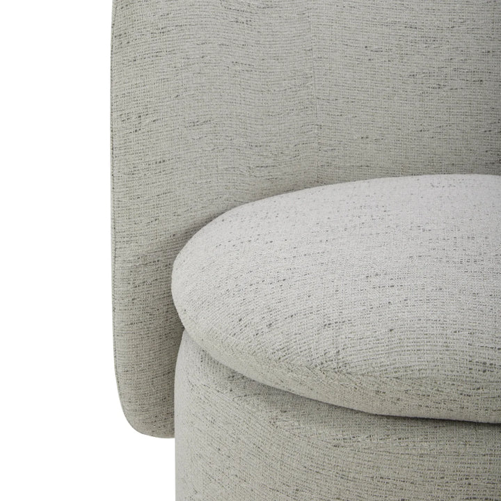 Aiden & Ivy - Fabric swivel dining chair