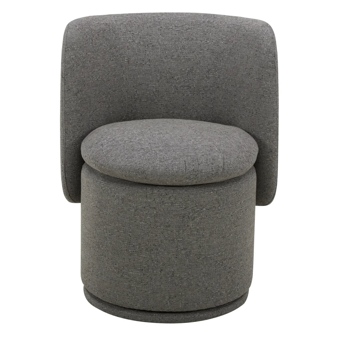 Aiden & Ivy - Fabric swivel dining chair