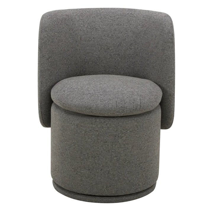 Aiden & Ivy - Fabric swivel dining chair