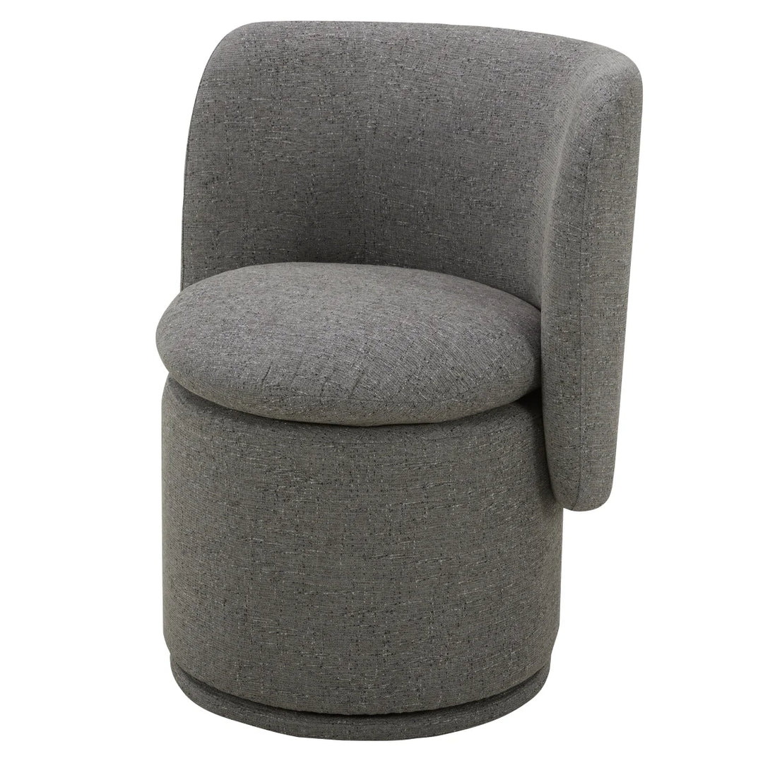 Aiden & Ivy - Fabric swivel dining chair