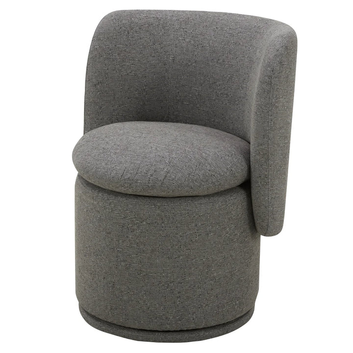 Aiden & Ivy - Fabric swivel dining chair