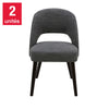 Gilman Creek - Ensemble de 2 chaises en tissu pour salle à manger