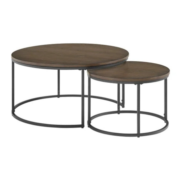 Bayside Furnishings - Ensemble de 2 tables gigognes