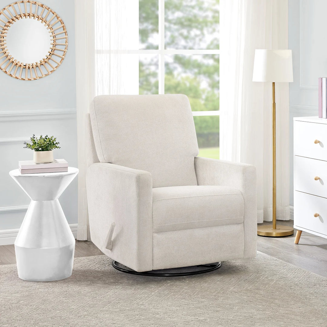 True Innovations Fabric Swivel Glider Recliner